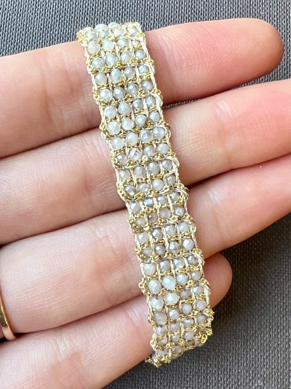 DAG Gold Mystic Moonstone Bracelet